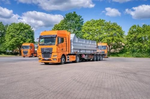 Tieflader Schwertransport